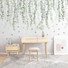 Nordic style Rattan Leaves Wall Stickers for Living room Bedroom Eco-friendly Vinyl Wall Decals Art Home Decor Stickers for Wall 210929