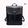 Backpack Leather Ladies Oil Wax Can Be One-shoulder Portable Female Bag Large-capacity Student School