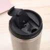 Sublimering Rak Tumbler 420ml Kaffe Kaffe Mugg Straight Cups Rostfritt Stål Slim Isolerad Tumbler Öl Kaffe Muggar Med Lockor