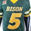 Wsk 2021 NCAA NDSU North Dakota State Bison College Football Jersey Trey Lance Youth Adult All Stitched