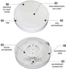 4PC / LOT LED Fuktig taklampa IP65 Vattentät Badrum Utomhus Garden Yard Lampor 18W 24W Round Oval Square Wall Lampada Light