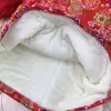 패션 디자이너 아기 소녀 코트 고품질 소녀 중국 스타일 두꺼운 청량 드레스 겨울 플러시 한파 새해 따뜻한 어린이 옷
