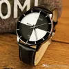 Woman student fashion watch Simple Quartz Wristwatch sportscar style Red White Black PU band girl Casual sports watches unique Gift clock