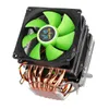 Aurora 3 Pin Double Fan 6 Copper Tube Dual Tower CPU Cooling Cooler Heatsink for Intel AMD - White