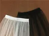 Юбки Осенние зимние женщины сексуальные кружевные сетка длинная твердая повседневная эластичная высокая талия юбка из тюля Hollow Out Midi Black White
