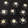 50pcs 1W 3W High Power LED Beads Full Spectrum Green Blue Yellow Red 660nm Royalblue With 20mm Black Star PCB