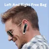 Ear-hook Bluetooth Earphones Single Ear Ultra-Long Battery Life Big Batterys Waterproof Business Earbuds Car Headset With Power Digital Display