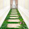 Kreatywny kwiat dywany europejski hallway portier do salonu maty sypialni dywany kuchenne schody dywanowe anty-skid el226w