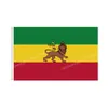 Bandiera etiope Lion of Judah Rastafari Rasta Reggae Flag 90 x 150cm 3 * 5ft Banner personalizzato Fori in metallo Gli anelli di tenuta possono essere personalizzati