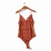 Sommar Bodysuit Kvinnor Sexig Romper Deep V Neck Body Feminino Hollow Out Transparent Lace Kläder Bodycon Macacao 210527