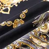 130cm Ny Silk Scarf Sadelkedja Tryckt Twill Square Scarf Lady Shawl Handkerchief