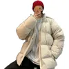 Heren Down Parkas 2022 Winter Warm Koreaanse man Dikke casual jassen Coats Solid Men Oversized Outparts -jas