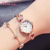 KIMIO Top Brand Women Quartz Watches Stainless Steel Bracelet Shell Surface Moon Ladies Dress Reloj Mujer 210616