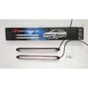 2PCS LED CAR DRL النهار تشغيل الأضواء المائية العالمية DC 12V Auto المصباح التسلسلي الإشارة أبيض التدفق الصفراء ضوء يوم