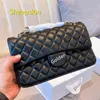 Luxury Brand Real Learn Women Classic Msenger Bag 2021 Ny högkvalitativ kvinnors språkkedjor axelväska mode handbagsoxj