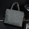 Borsa per laptop valigetta di design sacoche homme classica da uomo e da donna sportiva in morbida pelle elegante semplice da viaggio alla moda