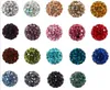 Losse kralen sieraden! 10Mm Mixed Micro Pave Cz Disco Ball Crystal Shamballa Bead Bracelet Ketting Beads.Sec Groothandel! Voorraad! Gemengde Drop Deli