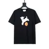 camiseta de grife masculino camisetas casuais de manga curta Urso de hip hop tops tee punk impress￣o bordada letra de ver￣o skate skate feminino gato roupas de moda xs-l