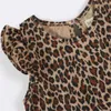 2021 nouveauté été enfants robes pour bébé filles léopard mode Style européen vêtements pour tout-petits filles fête Costume robe Q0716