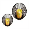 Candele Decor Home Garden2/3Pcs Supporto in filo di ferro Led Candela Soggiorno Cafe Decor Ornament Drop Delivery 2021 Cztvl