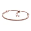 Catena di fascino originale Pando Serpente Bracciale in argento sterling 100% 925 per gioielli fai da te classici di alta qualità di moda femminile