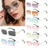 여행 스타일 패션 Rimls 등산 선글라스 유행 작은 직사각형 태양 유리 UV400 Shad 남성 여성용 안경