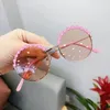 Children's Fashion Flower Sunglasses Good Quality Metal Frame Shade For Girls And Boys 4 Colors Wholesale