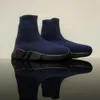 Moda Sock Shoes de Alta Qualidade Velocidade 1.0 Instrutores Botas Homens Mulheres Trainer Designer de Luxo Andando Lace Meias Boot Runners Mens Casual Estiramento Tênis EUR45
