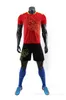 Maglia Calcio Kit Calcio Colore Blu Bianco Nero Rosso 258562235