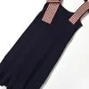HiT Color полоса ремень силмин платья для женщин элегантный Kawaii сладкие модные оборками вязальные вестодиоды Feiminino 210525