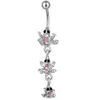 YYJFF D0019 Frogs Belly Navel Button Ring Mix Colors