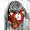 Echarpe Hiver Femme Women Winter Christmas Print Button Soft Wrap Casual Warm Scarves Shawls Pañuelos de Mujer para el cuello cykla kepsar