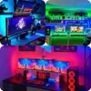 شرائط LED LED Strip Lights RGB 2835 Color Bluetooth USB IR Remote مرنة الشريط DIDE DC5V التلفزيون الإضاءة الليلية Luces 5mled