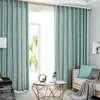 Popangel Modern blackout curtains for window DIY Design Style 2 colors Curtain for Living Room For Kitchen Bedroom Curtains 210712