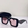 Óculos de Sol Masculino Feminino com Armação Quadrada Symbole SPR 23Y Hastes Exclusivas Fashion Sense Super com Estojo Original e Alça para Óculos