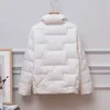 Spring and Autumn Down Jacket Women's Jackets Stand-Up Collar Coat for Women Light Outerwear Female Korean Tops 211013