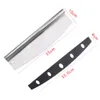 Stainless Steel Pizza Cutter Knife Sharp Slicer tool Chopper with Blade Cover Gadget Cake Accessories Oven Tools