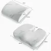 Cuscino Set di supporto per la vita a rimbalzo lento per l'home office Cuscino per sedia sanitaria 2 in 1 Cuscino per schienale in memory foam in fibra di bambù/Pi decorativo