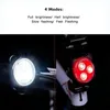 Wysokiej jakości USB Rowerowe rowerowe światło Rower LED Tylne światło Front MTB Drogowe zestaw rowerowy 4 -m światła