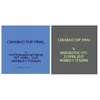 Sammelbare 2021 CARABAO CUP FINAL Match Details Patch Fußballabzeichen Heat Transfer Parches