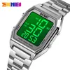 SKMEI Lysous Digital Watch Militär Sport Män Armbandsur Mäns Klockor Vattentät Kronografiska nedräkning Relojes Para Hombre X0524