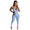 Sexy Women Jumpsuits Summer Halter Bandage Trousers Hollow Out Sleeveless Top Pleated Slim Leggings Pants Rompers Nightclub Clothing