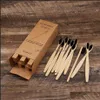 فرشاة أسنان يمكن التخلص منها مستلزمات الاستحمام El Home Garden 10pcs Bamboo Frant-Fliendly Produc