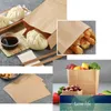 50pcs Kraft Paper Bags Food Tea Small Gift Bags Sandwich Bread Bags For Daily Shopping French Bread Take Out Factory price expert design Quality Latest