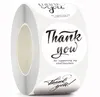 1.5inch 500pcs Roll Thank You Adhesive Stickers Label Box Baking Business Package Envelope Holiday Decor