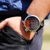 Sinobi Büyük Arama Tasarım Chronograph Spor Erkek Saatler Moda Marka Askeri Su Geçirmez Kuvars İzle Saati Relogio Masculino X0524