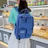 CGCBAG 2021カジュアルマルチポケット原宿バックパック女性大容量スクールバッグのための女性大容量スクールバッグのためのキャンバス防水旅行バッグY1105