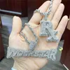 2021 Top Sale Jewelry Mens Necklace Hip Hop Sterling Silver 925 Lab Diamond Vvs1 ColorMoissanite Cuban Link Chain7032684