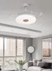 Deckenventilatoren nordische Lüfterlampe für Wohnzimmer Moderner Minimalist mit LED Light Schlafzimmer Ventilador de Techo Home Decor BC50