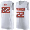 Nikivip Syracuse Orange College #22 Dave Bing Basketball Jersey #23 Frank Howard Malachi Richardson Mens Szyty niestandardowe Nazwa numeru koszulki